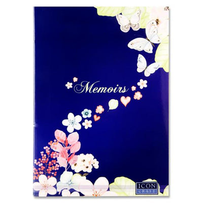 Icon Memoirs A4 Scrapbook - 60 Pages-Scrapbooks-Icon|Stationery Superstore UK