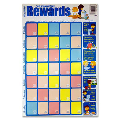 Clever Kidz Wall Chart - Task & Reward Chart-Educational Posters-Clever Kidz|Stationery Superstore UK