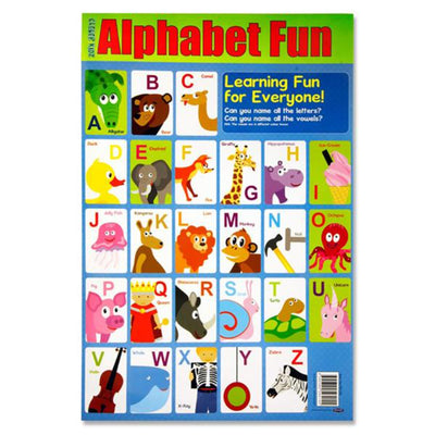 Clever Kidz Wall Chart - Alphabet Fun-Educational Posters-Clever Kidz|Stationery Superstore UK