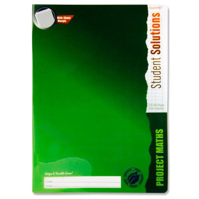 Student Solutions A4 5mm Squared Paper Durable Cover Maths Project Copy Book - 120 Pages-Subject & Project Books-Student Solutions|Stationery Superstore UK