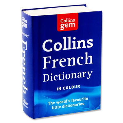 Collins Gem Dictionary - French-Dictionaries-Collins|Stationery Superstore UK