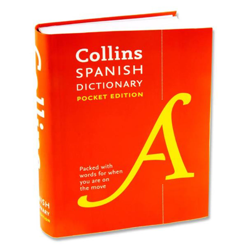 Collins Pocket Dictionary - Spanish-Dictionaries-Collins|Stationery Superstore UK