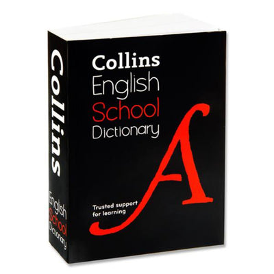 Collins School Dictionary - English-Dictionaries-Collins|Stationery Superstore UK