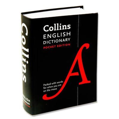 Collins Pocket Dictionary - English-Dictionaries-Collins|Stationery Superstore UK