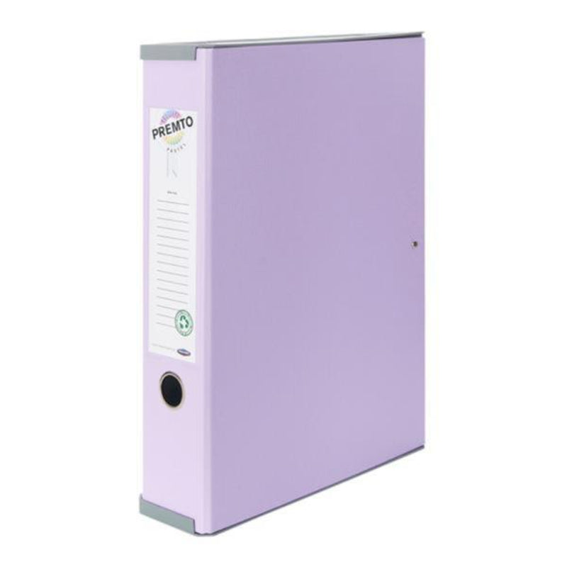 Premto Pastel Box File - Wild Orchid Purple-File Boxes-Premto|Stationery Superstore UK