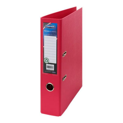 Premier Universal A4 Lever Arch File - Pink-Lever Arch Files-Premier Universal|Stationery Superstore UK