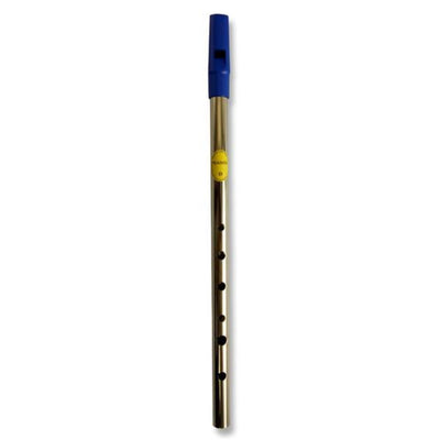 Feadog Tin Whistle - Nickel - Blue Mouthpiece-Musical Instruments-Feadog|Stationery Superstore UK