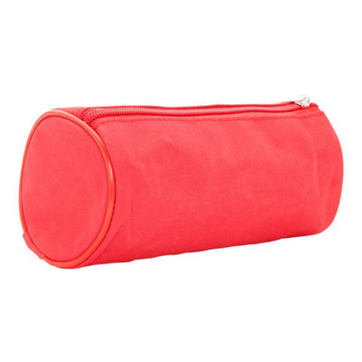 Premier Antibacterial Round Pencil Case - Red-Pencil Cases-Premier|Stationery Superstore UK