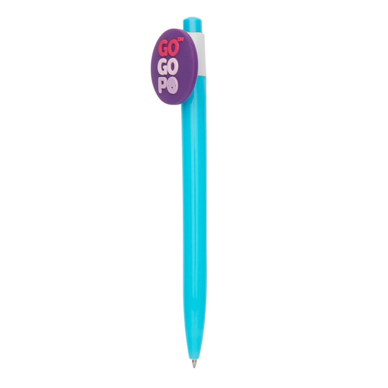 GOGOPO Logo Ballpoint Pen - Blue-Ballpoint Pens-GOGOPO|Stationery Superstore UK