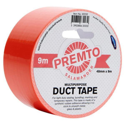 premto-neon-multipurpose-duct-tape-48mm-x-9m-salamander|Stationerysuperstore.uk