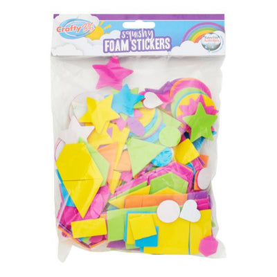 crafty-bitz-squishy-foam-stickers-various-fun-shapes|Stationerysuperstore.uk