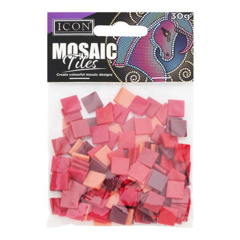 Icon Mosaic Tiles - Red-Mosaic Kits-Icon|Stationery Superstore UK