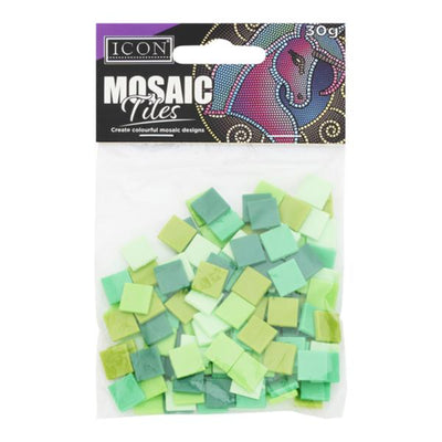 Icon Mosaic Tiles - Green-Mosaic Kits-Icon|Stationery Superstore UK