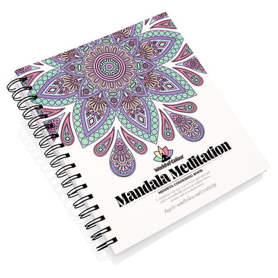 World of Colour Adult Colouring Book Mandala Meditation - 64 Designs - Series 1-Adult Colouring Books-World of Colour|Stationery Superstore UK