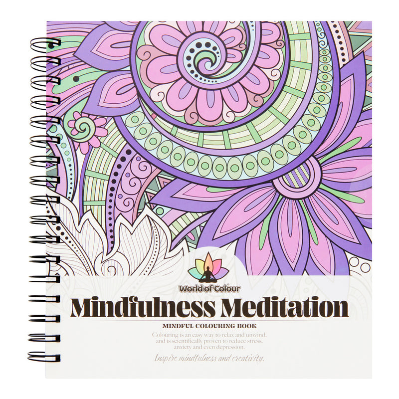 World of Colour Adult Colouring Book Mandala Meditation - 64 Designs - Series 2