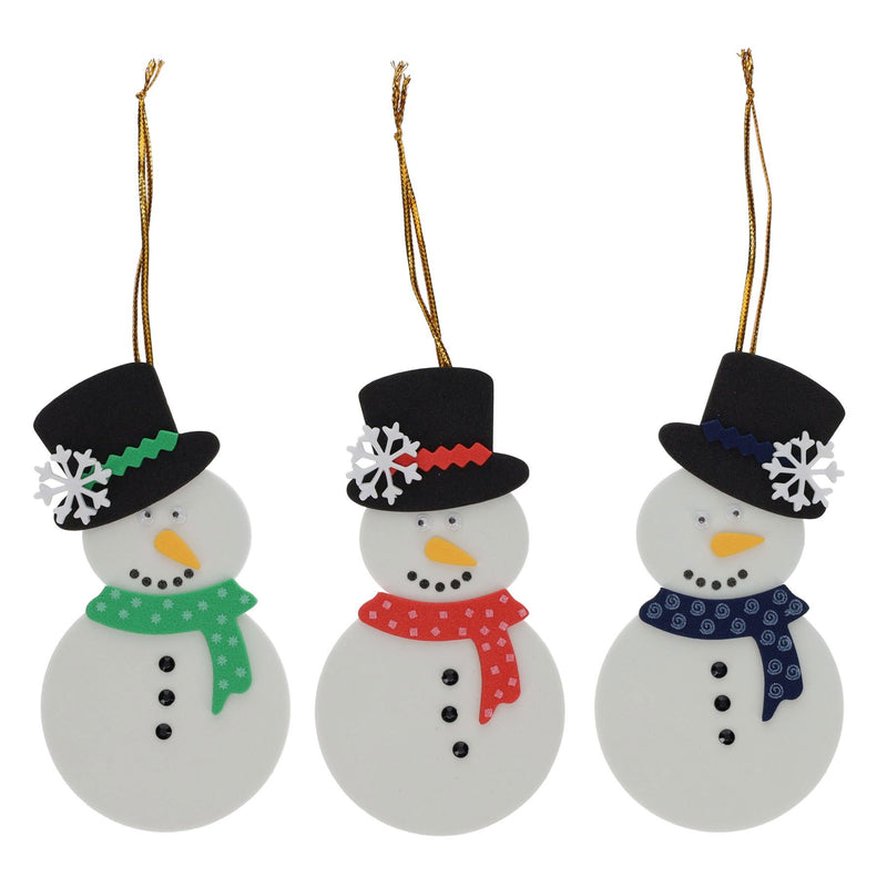 crafty-bitz-christmas-crafting-snowman-tree-decorations-pack-of-24|stationerysuperstore.uk