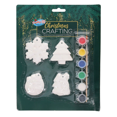 Crafty Bitz Christmas Crafting - Paint Your Own Festive Decorations-Crafting Materials-Crafty Bitz|Stationery Superstore UK