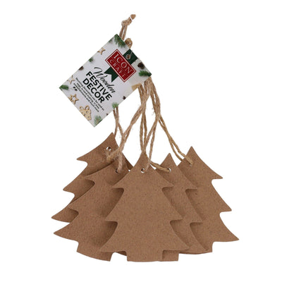 Icon Wooden Festive Decor - Tree - Pack of 5-Crafting Materials-Icon|Stationery Superstore UK