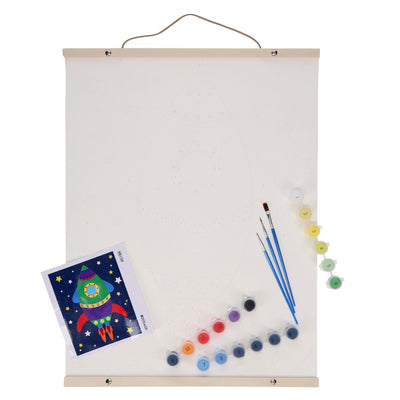 world-of-colour-canvas-art-scroll-rocket|Stationery Superstore UK