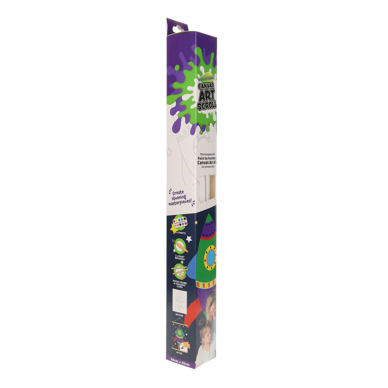 world-of-colour-canvas-art-scroll-rocket|Stationery Superstore UK