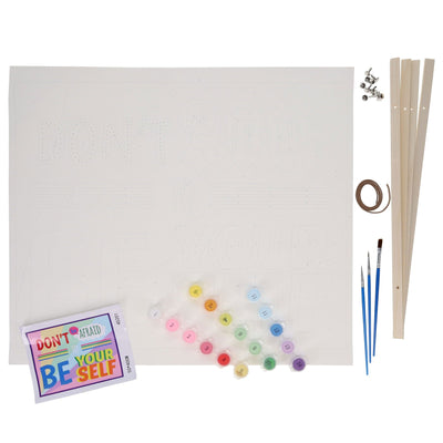 World of Colour Canvas Art Scroll - Be Yourself