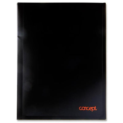 Concept A4 Easy Insert Display Book - Black - 30 Pockets-Display Books-Concept|Stationery Superstore UK