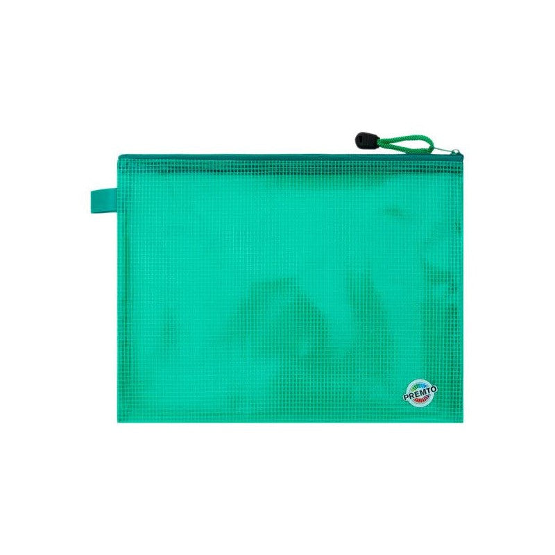 Premto B5 Extra Durable Mesh Wallet - Mint Magic Green-Mesh Wallet Bags-Premto|Stationery Superstore UK