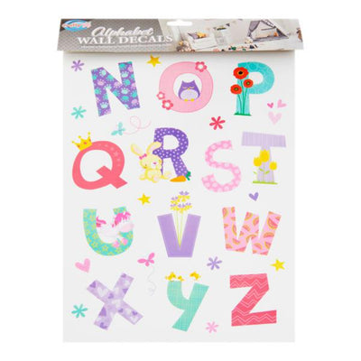 Clever Kidz Wall Stickers - 432mm x 298mm - Pastel Alphabet-Educational Posters-Clever Kidz|Stationery Superstore UK