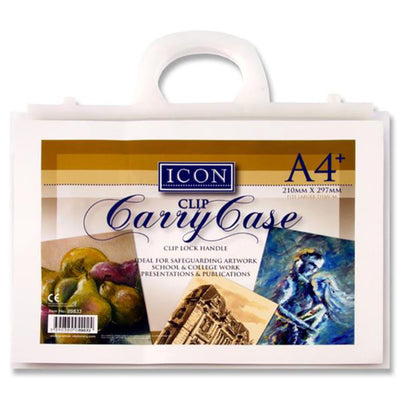 Icon A4+ Carry Case with Handle-Art Storage & Carry Cases-Icon|Stationery Superstore UK