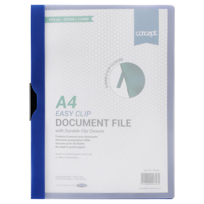 Concpet A4 Easy Clip Document File-Report & Clip Files-Concept|Stationery Superstore UK
