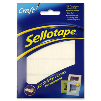 Sellotape Sticky Fixers - Pack of 56-Multipurpose Tape-Sellotape|Stationery Superstore UK