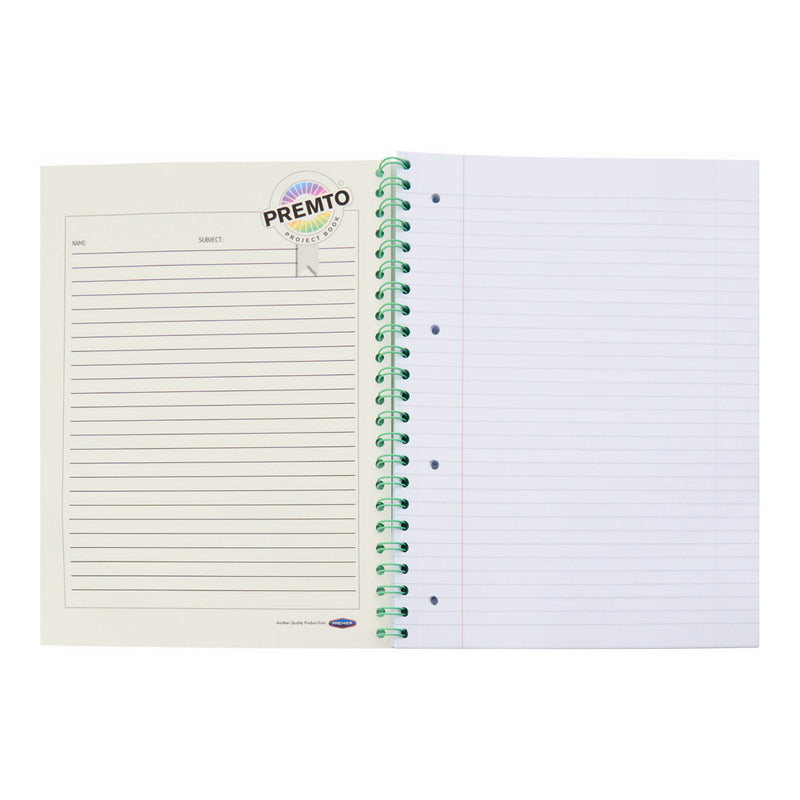 Premto Pastel A4 Wiro Notebook - 200 Pages - Mint Magic-A4 Notebooks-Premto|Stationery Superstore UK