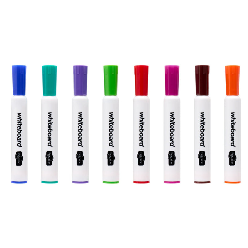 Pro:Scribe Dry Wipe Whiteboard Markers Intense - Pack of 8-Whiteboard Markers-Pro:Scribe|Stationery Superstore UK