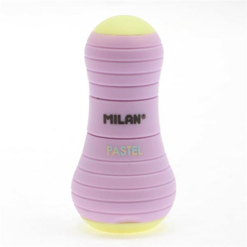 Milan Sway Sharpener/eraser Capsule Pastel Purple