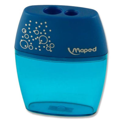 Maped Shaker Twin Hole Pencil Sharpener Blue-Sharpeners-Maped|Stationery Superstore UK