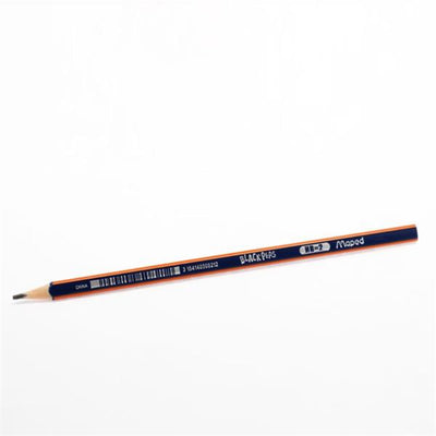 Maped Black'Peps Wood Free Ergo HB Pencil-Pencils-Maped|Stationery Superstore UK