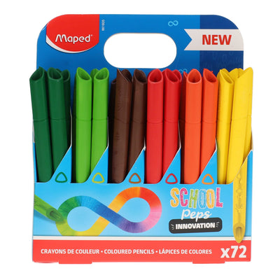 Maped School Colorpeps Colouring Pencils - Pack of 72-Colouring Pencils-Maped|Stationery Superstore UK