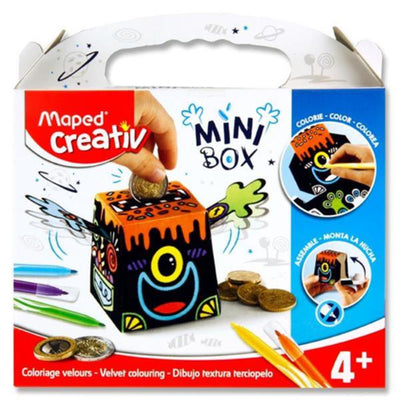 Maped Creativ Mini Box - Velvet Colouring Money Box-Creative Art Sets-Maped|Stationery Superstore UK