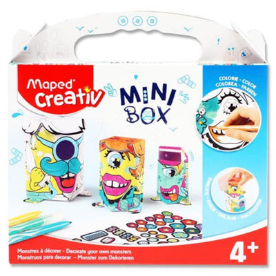 Maped Creativ Mini Box - Monsters To Decorate-Creative Art Sets-Maped|Stationery Superstore UK