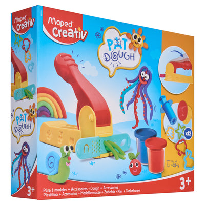 Maped Creativ Play Dough & Accessories Set including 4x56g Tubs-Modelling Dough-Maped|Stationery Superstore UK