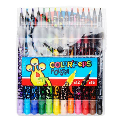 maped-colorpeps-colouring-12-pencils-15-colour-markers|Stationerysuperstore.uk