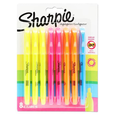 Sharpie Highlighter Pens - Pack of 8-Highlighters-Sharpie|Stationery Superstore UK