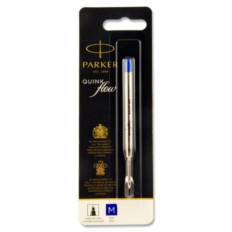 Parker Quink Flow Ballpoint Pen Refill - Blue-Ballpoint Pens-Parker|Stationery Superstore UK