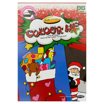 World of Colour A5 Perforated My Little Colouring Book - 96 Pages - Christmas