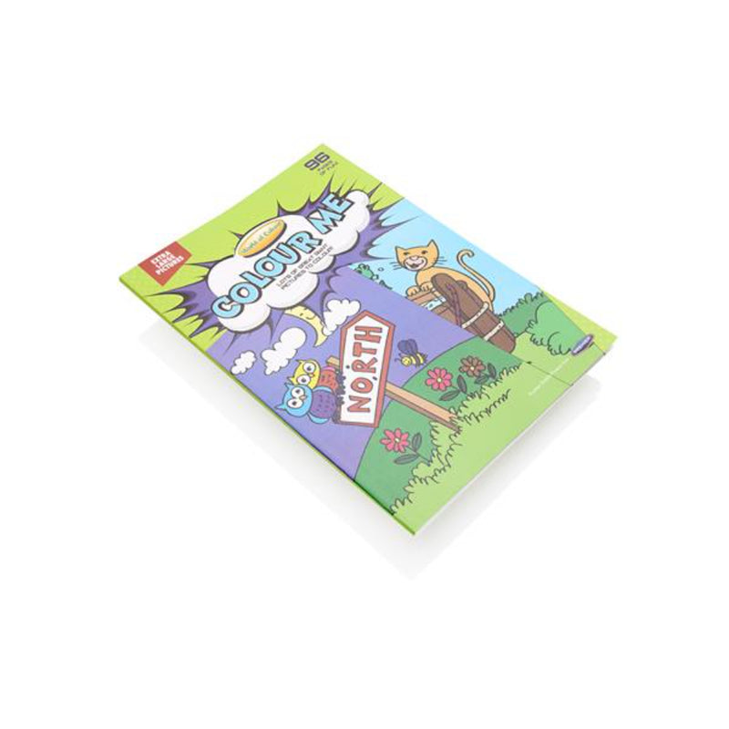 World of Colour A3 Giant Perforated Colour Me Colouring Book - 96 Pages - Extra Large Pictures-Kids Colouring Books-World of Colour|Stationery Superstore UK