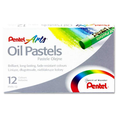 Pentel Arts Oil Pastels - Pack of 12