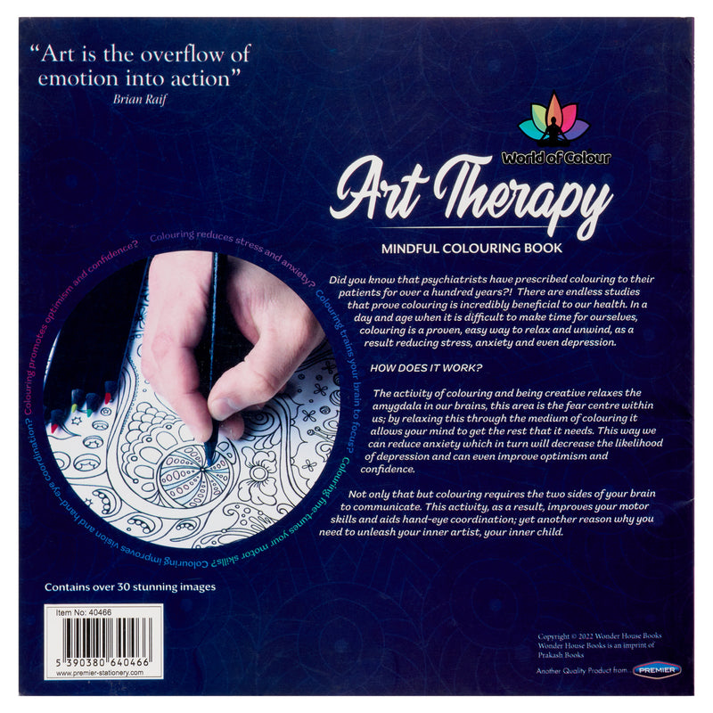 World Of Colour Art Therapy - Mindful Colouring Book