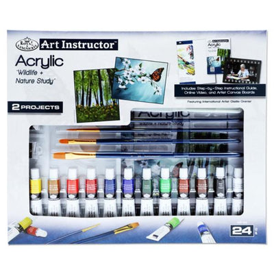Royal & Langnickel Art Instructor 2 Project Art Set - Acrylic - 24 Pieces-Artist Sets-Royal & Langnickel|Stationery Superstore UK