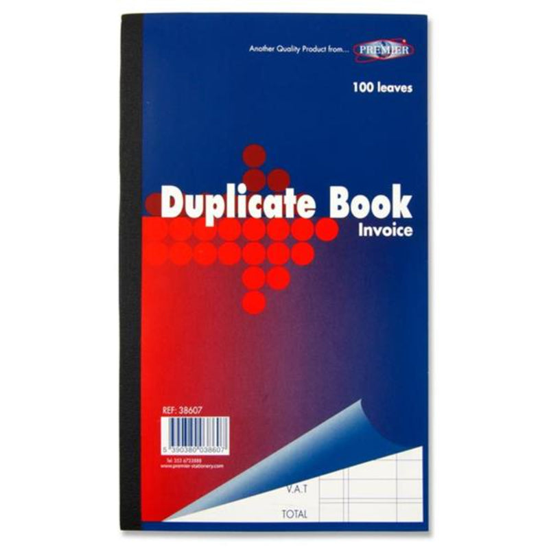 premier-8-5x5-invoice-duplicate-book|Stationerysuperstore.uk