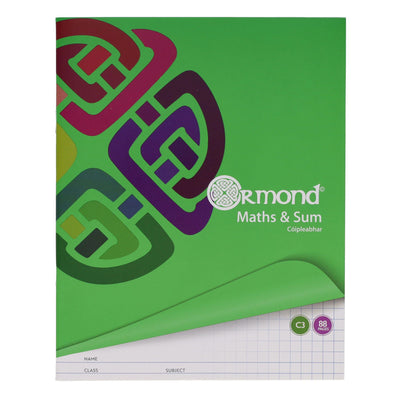 Ormond Multipack | C3 Sum Copies - Squared Paper - 88 Pages - Pack of 5-Copy Books-Ormond|Stationery Superstore UK